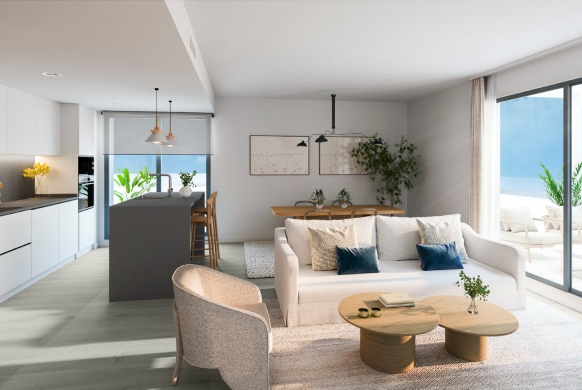 Viviendas de nueva construcción y sostenibles junto al mar