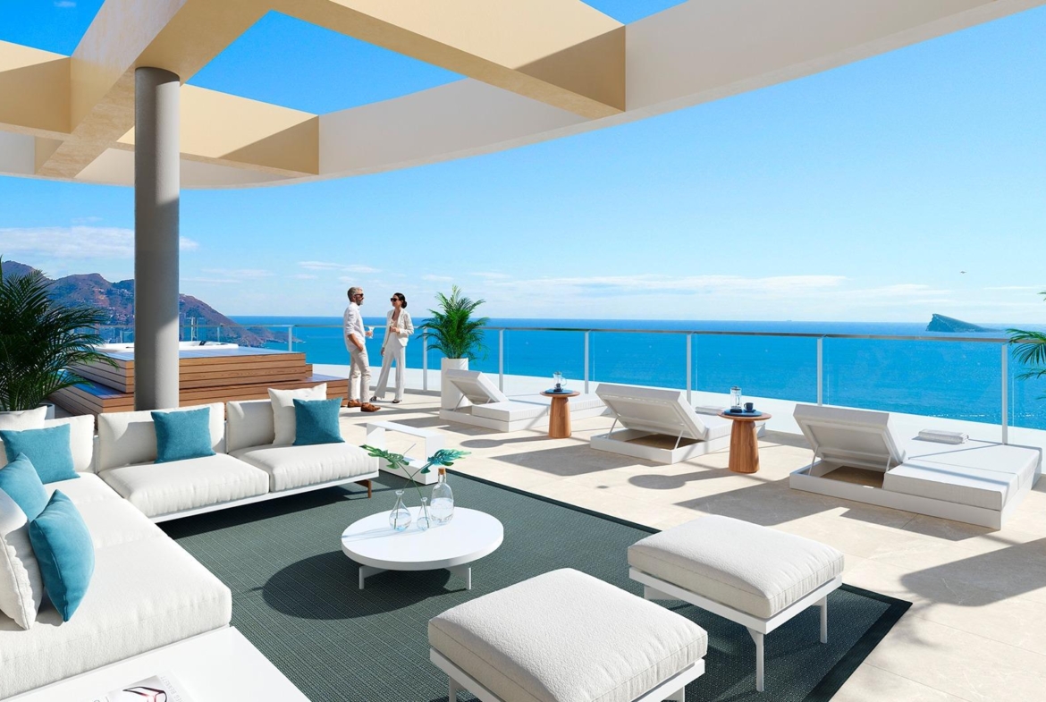 New construction apartments in Poniente beach, Benidorm