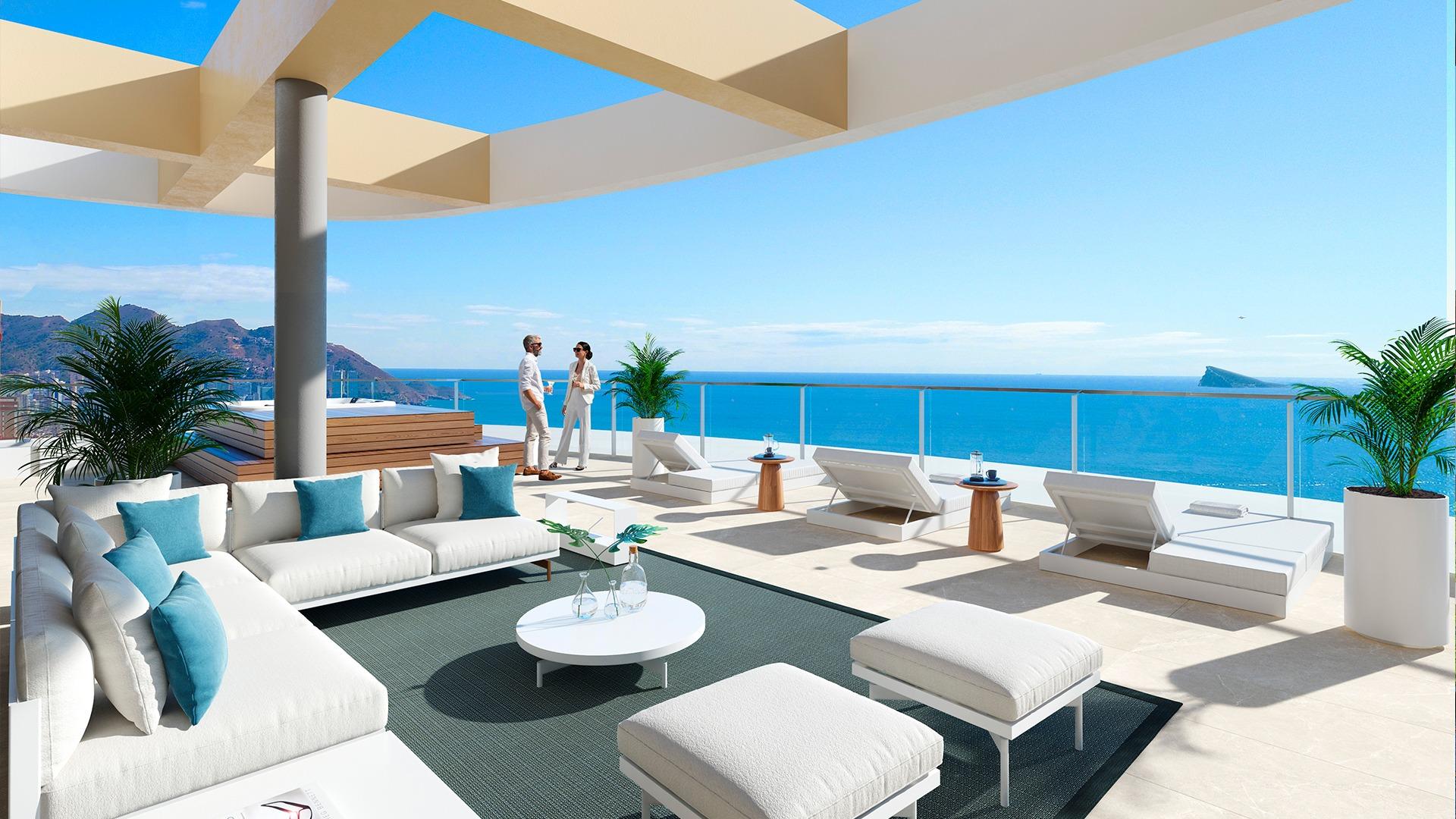 New construction apartments in Poniente beach, Benidorm
