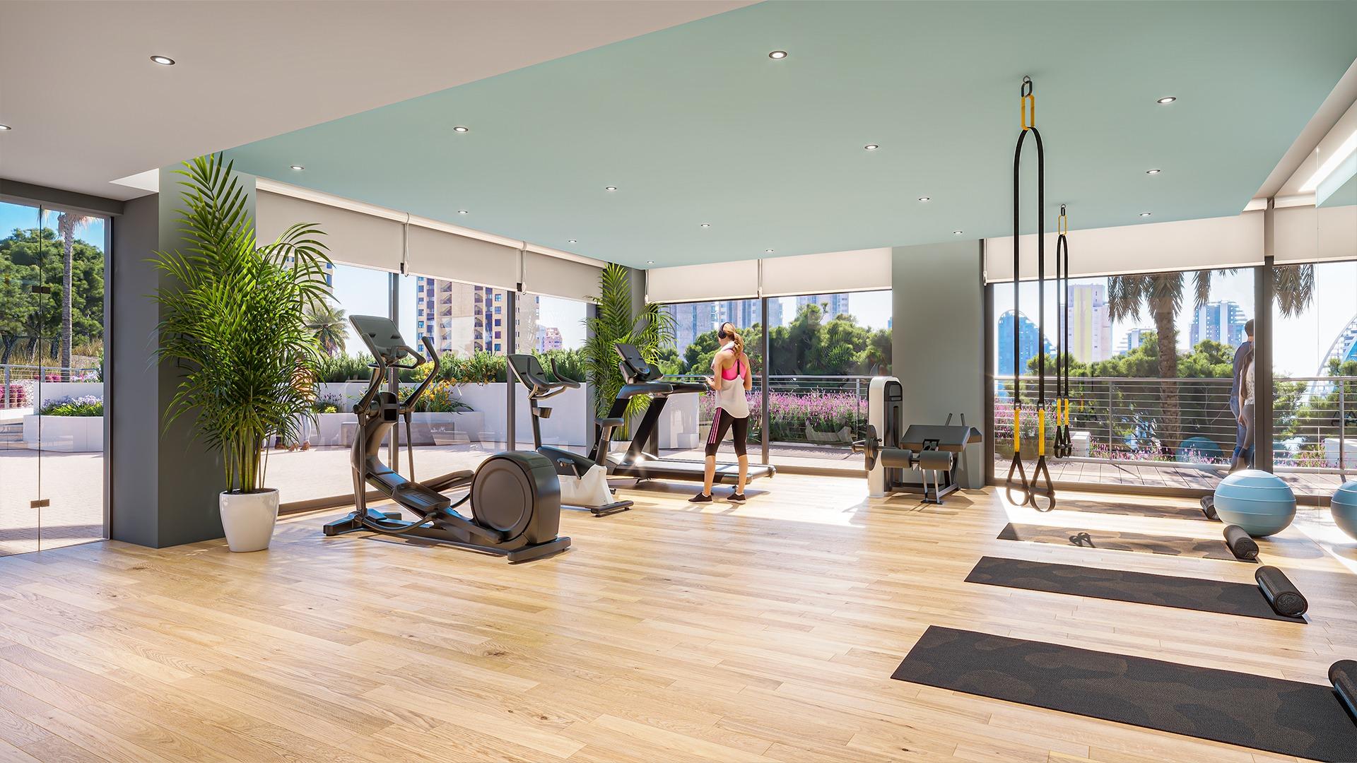 New construction apartments with excellent common areas