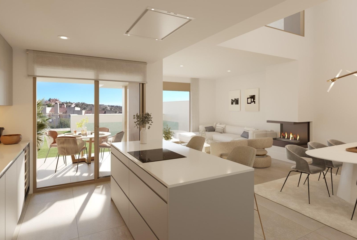 New luxury semi-detached homes with exclusive design with private pool