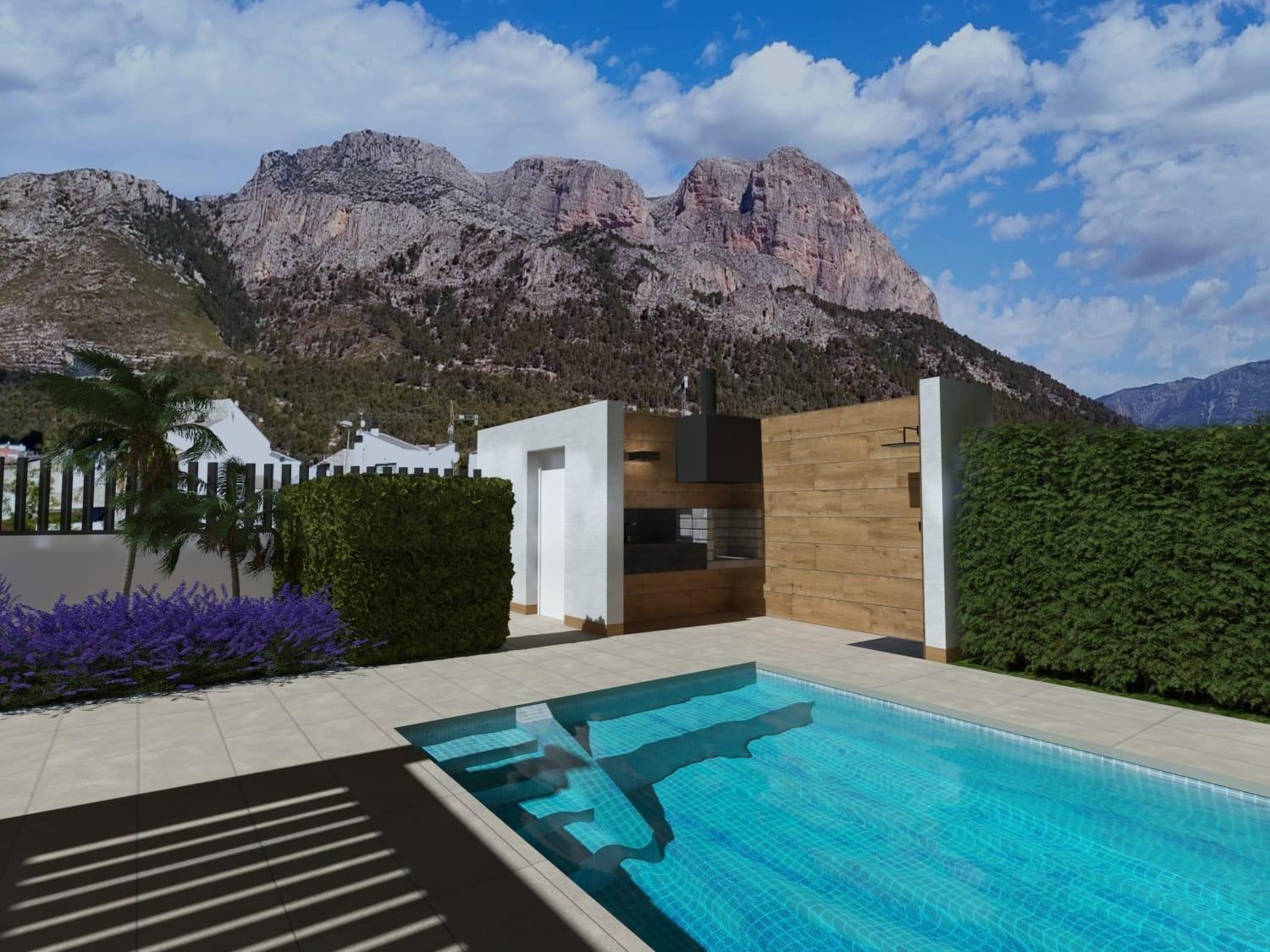 2-9-162 Nueva Promoción de Chalets Independientes en Polop de la Marina