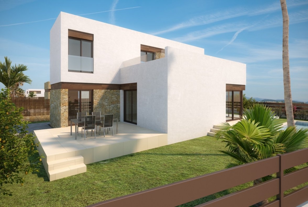 Villas con piscina privada en Balcón de Finestrat, Benidorm