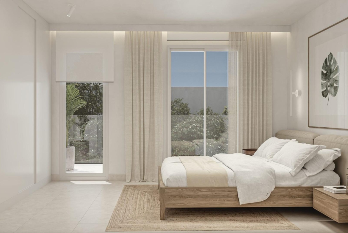 NEW BUILD IN GRAN ALACANT. SEMI-DETACHED HOUSE WITH 2 BEDROOMS. 2 BATHROOMS. 118 M2. BASEMENT OF 31 M2. SOLARIUM 24 M2. PLOT 16 M2 WITH PARKING. MARINO