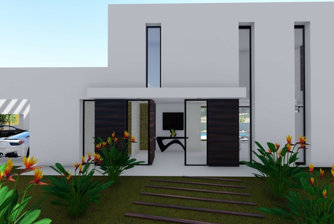 Villa de diseño minimalista en zona Canuta Alta de Calpe