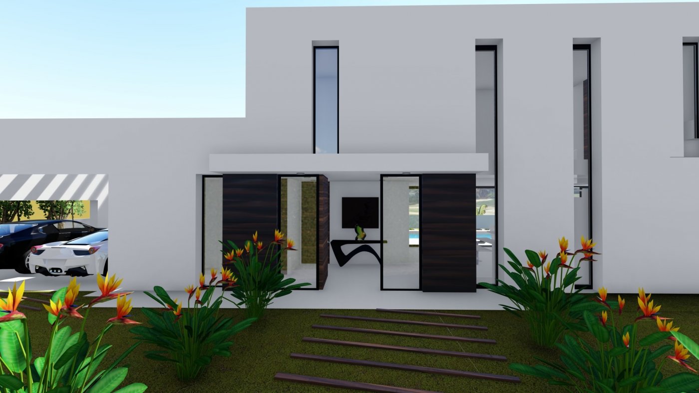 Villa de diseño minimalista en zona Canuta Alta de Calpe