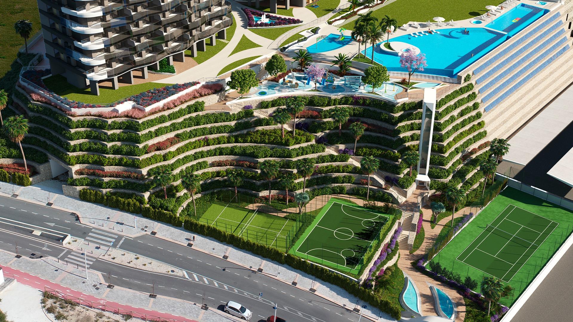 New construction apartments in Poniente beach, Benidorm