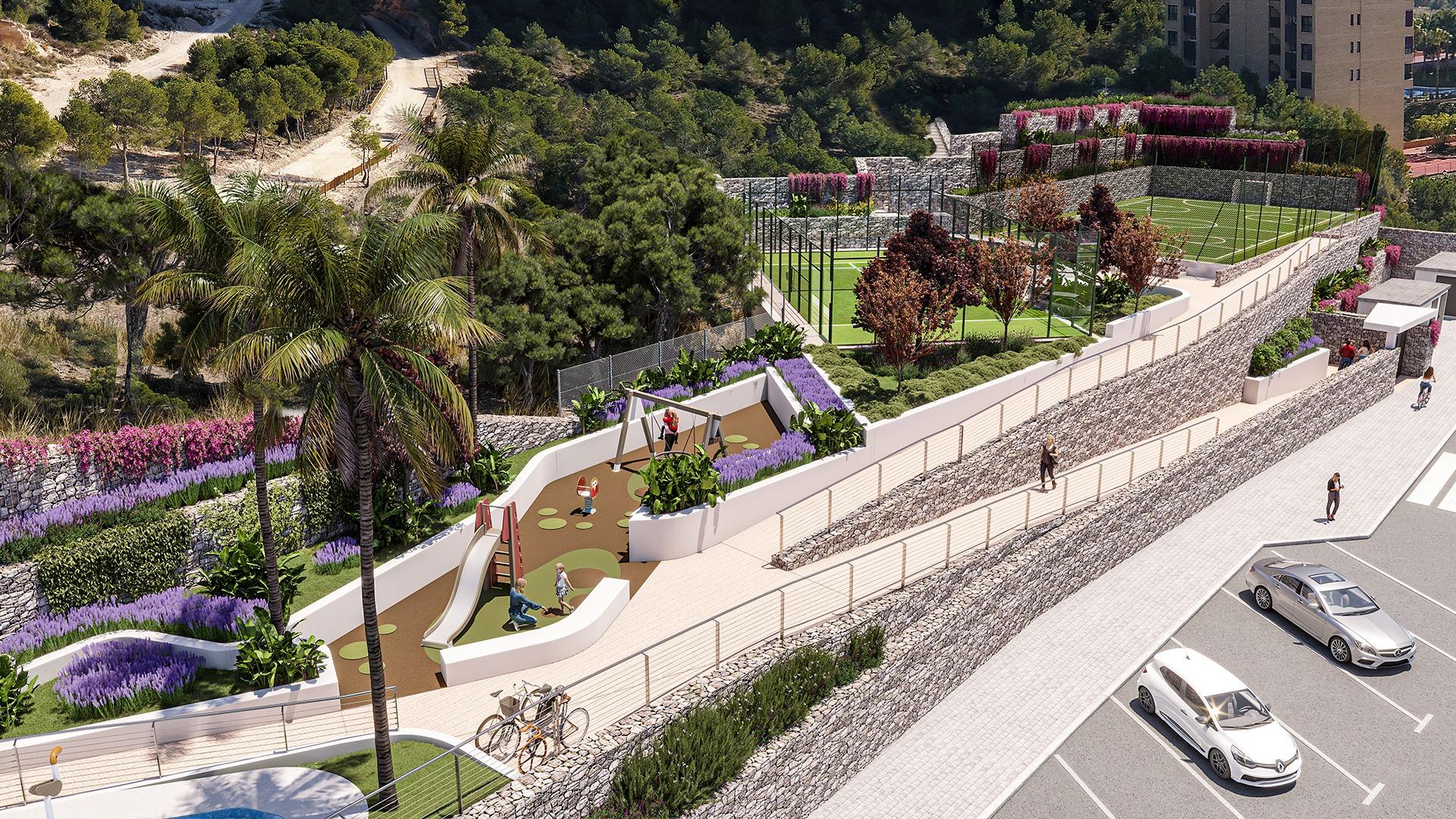 New construction apartments with excellent common areas