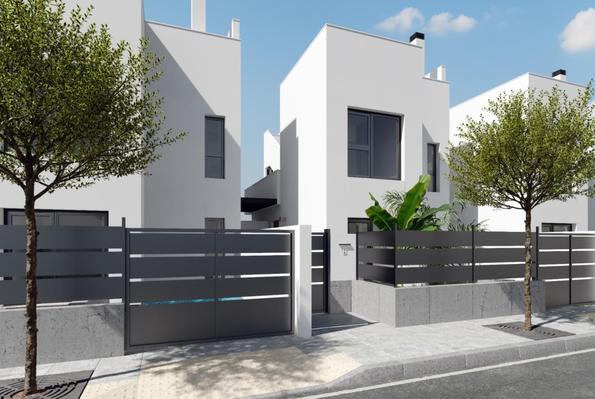 Lovely villa with private pool and solarium in a green area near the beach.
