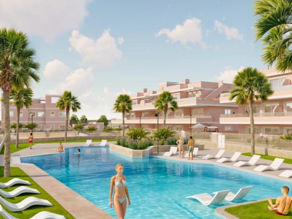 BUNGALOWS DE OBRA NUEVA EN PILAR DE LA HORADADA CON JARDIN DE 57 M2 Y TERRAZA DE 33 M2. GARAJE INCLUIDO. 3 DORM. 2 BAÑOS.