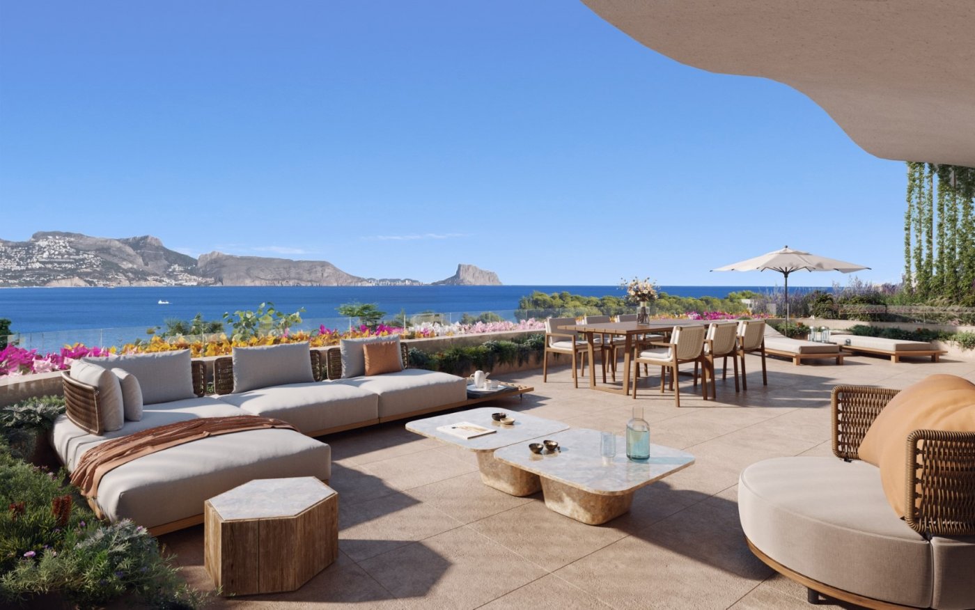 Exclusivos apartamentos de nueva construcción con 2 dormitorios en el Albir