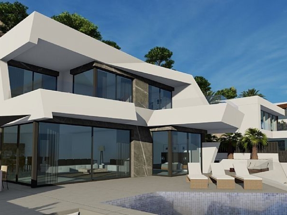 Villa Moderna en Calpe con impresionantes vistas al Mar