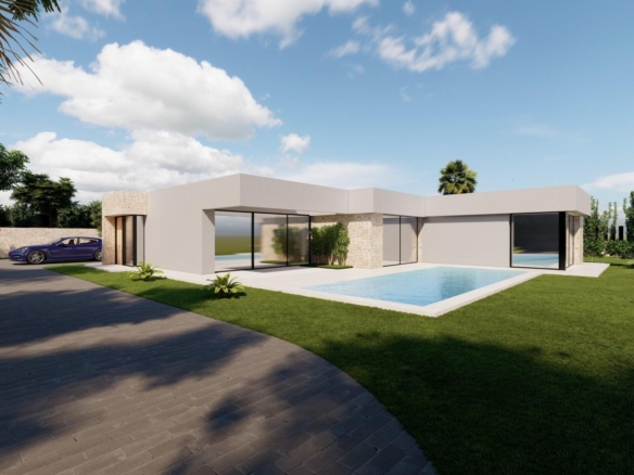Modern Ibiza-style villa with private pool