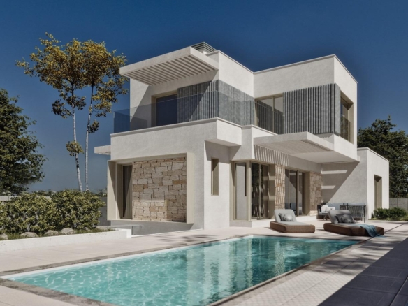 Independent villas of avant-garde design in Sierra Cortina