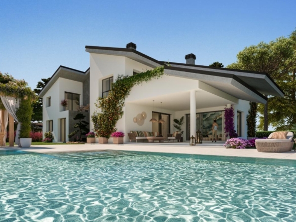 NEW CONSTRUCTION LUXURY INDEPENDENT VILLA IN TORRELODONES