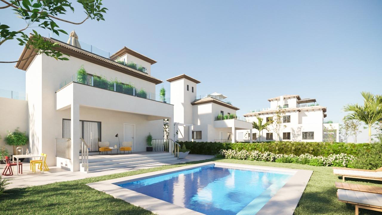 New single-family homes with private pool