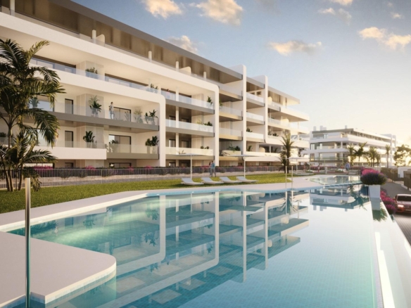 Newly built apartments with sea views