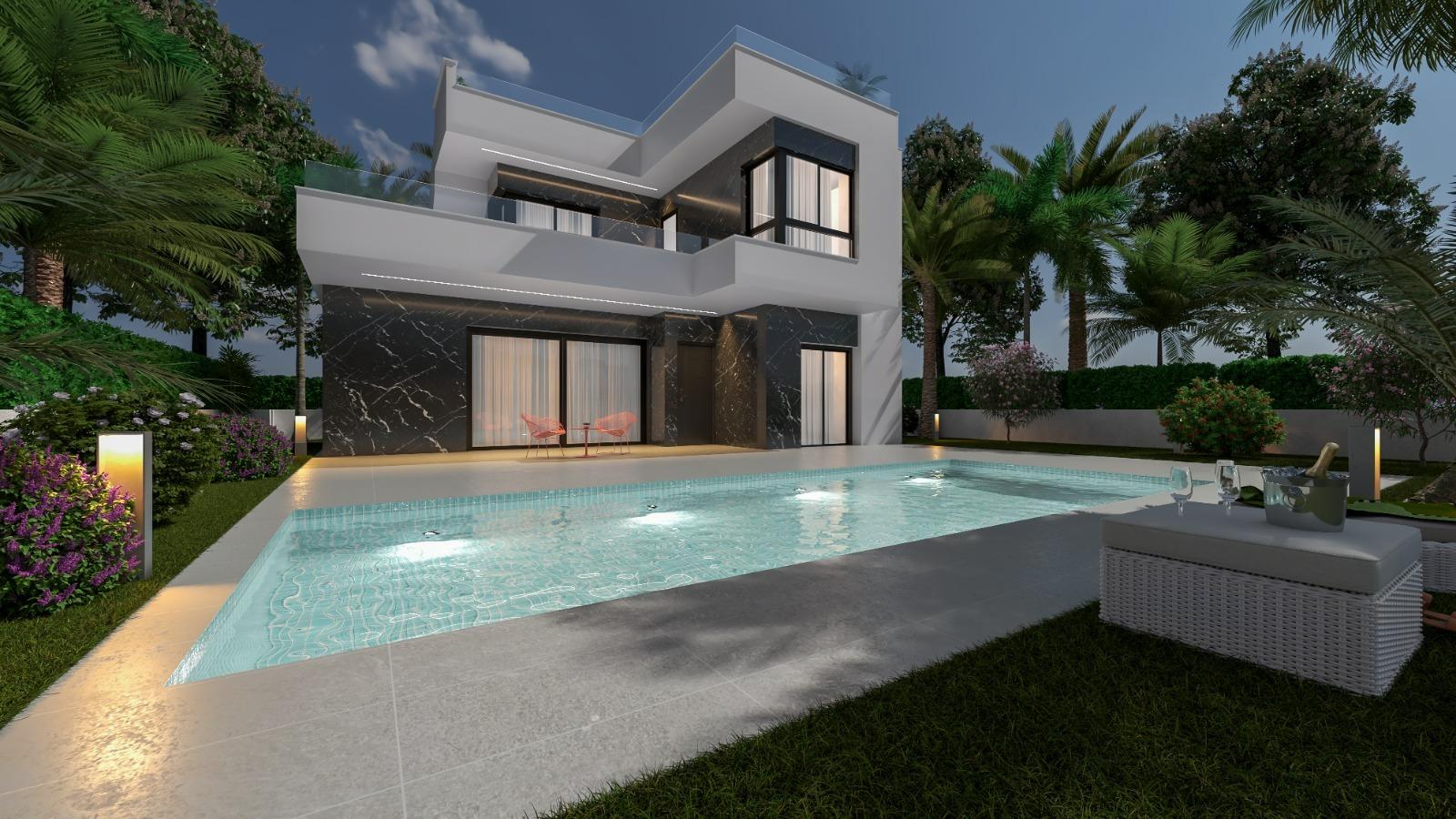 LUXURY VILLAS. NEW CONSTRUCTION. PILOT FLAT DONE.