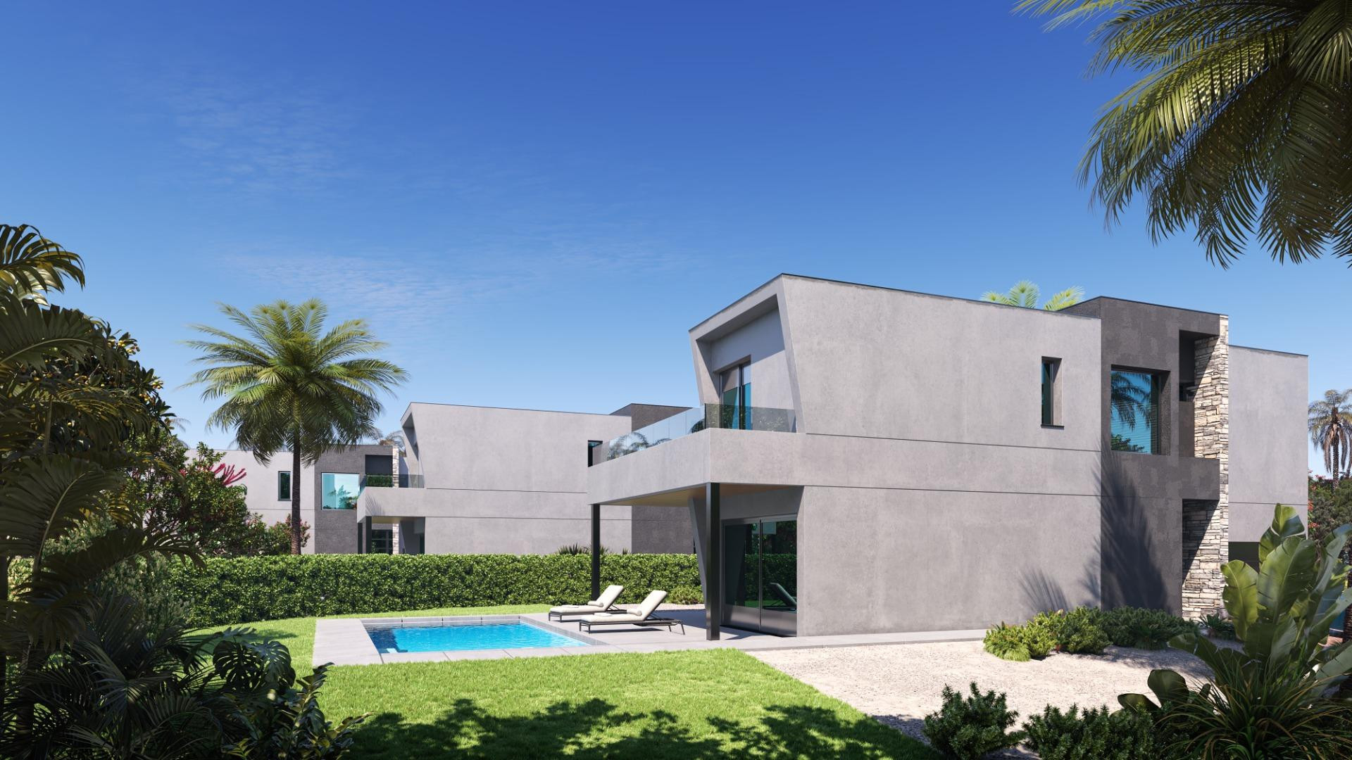 Detached villas with private pool