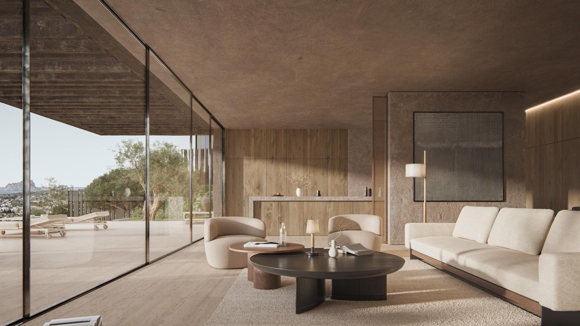 Exclusief modern design villa met uitzicht op zee