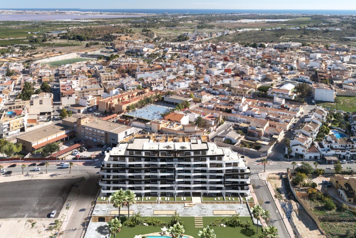 OBRA NUEVA EN SAN MIGUEL DE SALINAS. 2 DORM. 2 BAÑOS. GARAJE+TRASTERO INCLUIDO. PISCINA COMUNITARIA.