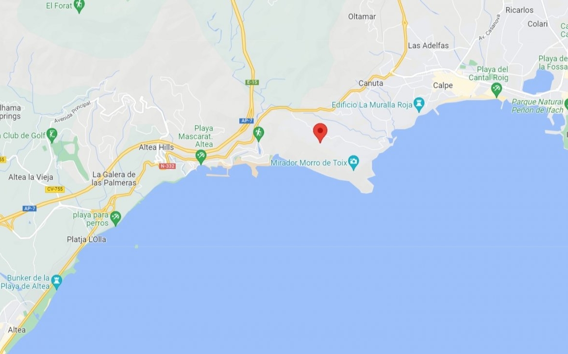 Villaproject in Calpe met uitzicht op zee in 2026.