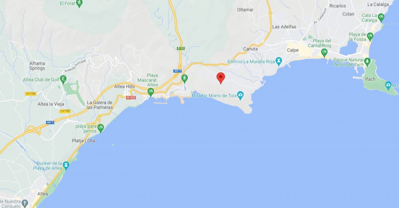 Villaproject in Calpe met uitzicht op zee in 2026.
