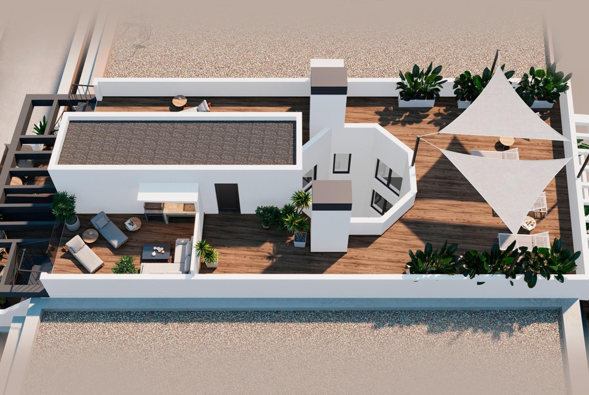 NEW BUILDING 200 METERS FROM PLAYA DEL CURA. WITH COMMUNITY POOL. GYM. SAUNA AND CHILL-OUT AREA.