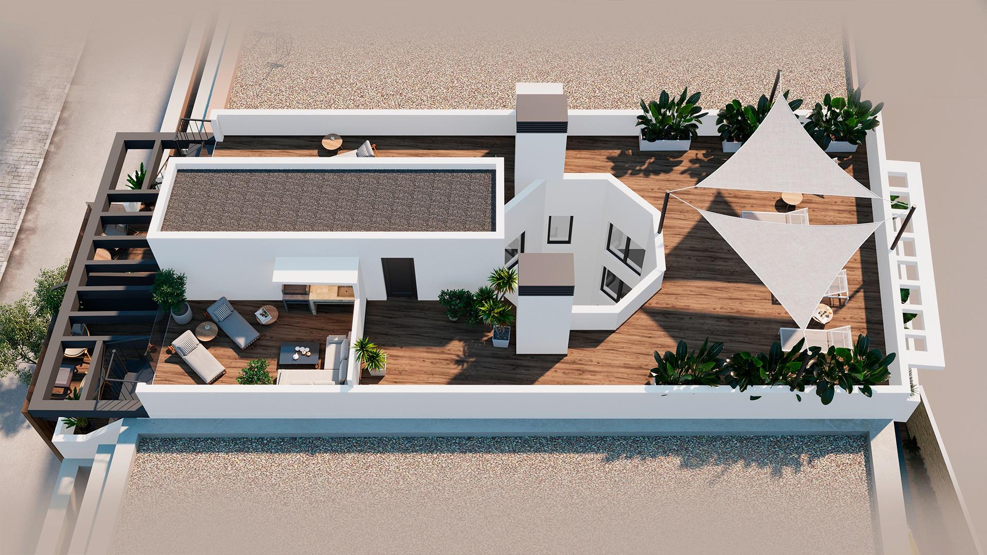 NEW BUILDING 200 METERS FROM PLAYA DEL CURA. WITH COMMUNITY POOL. GYM. SAUNA AND CHILL-OUT AREA.