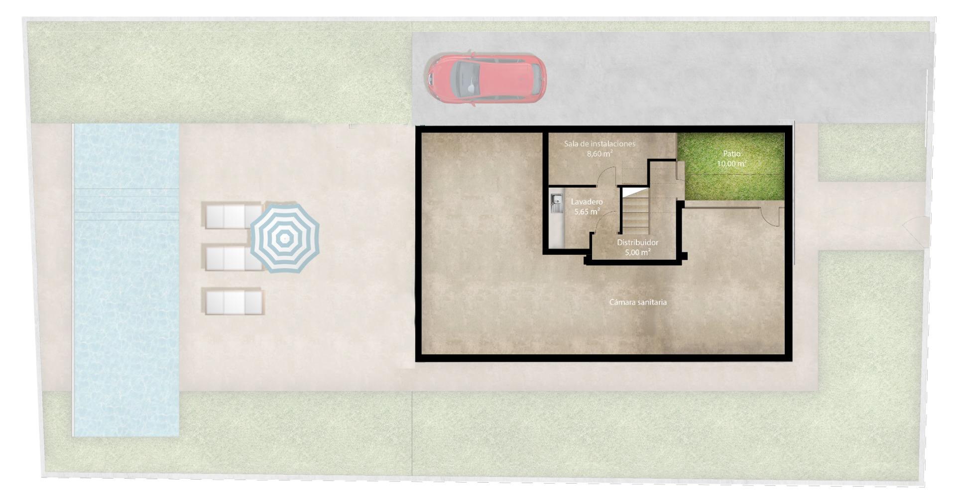 3-10-5 VILLA MYKONOS EN LA ZENIA! MODERNA VILLA DE LUJO DE OBRA NUEVA A SOLO 260 M DE LA PLAYA