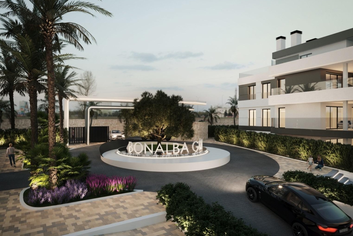 Nieuw gebouwde appartementen met uitzicht op zee