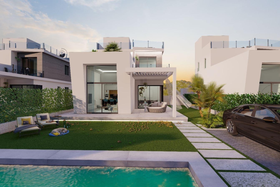 Independent villas with private pool