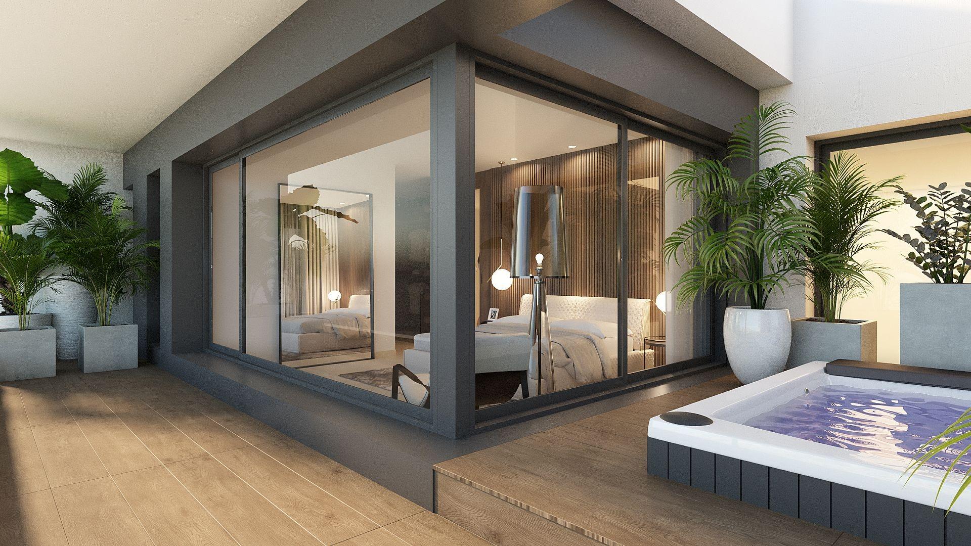 3-11-70 VILLAS DE LUJO EN ALGORFA. 204M2 DE CASA. 510M2 PARCELA. TERRAZA 180M2. SOTANO 195M2. 3 DOR. 3 BAÑOS