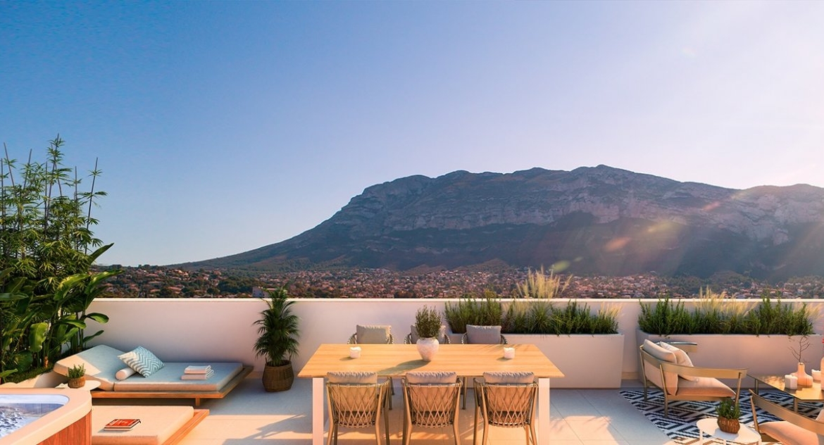 GROTE APPARTEMENTEN IN DENIA 700 M VANAF DE ZEE VANAF 191 THOUSAND EURO