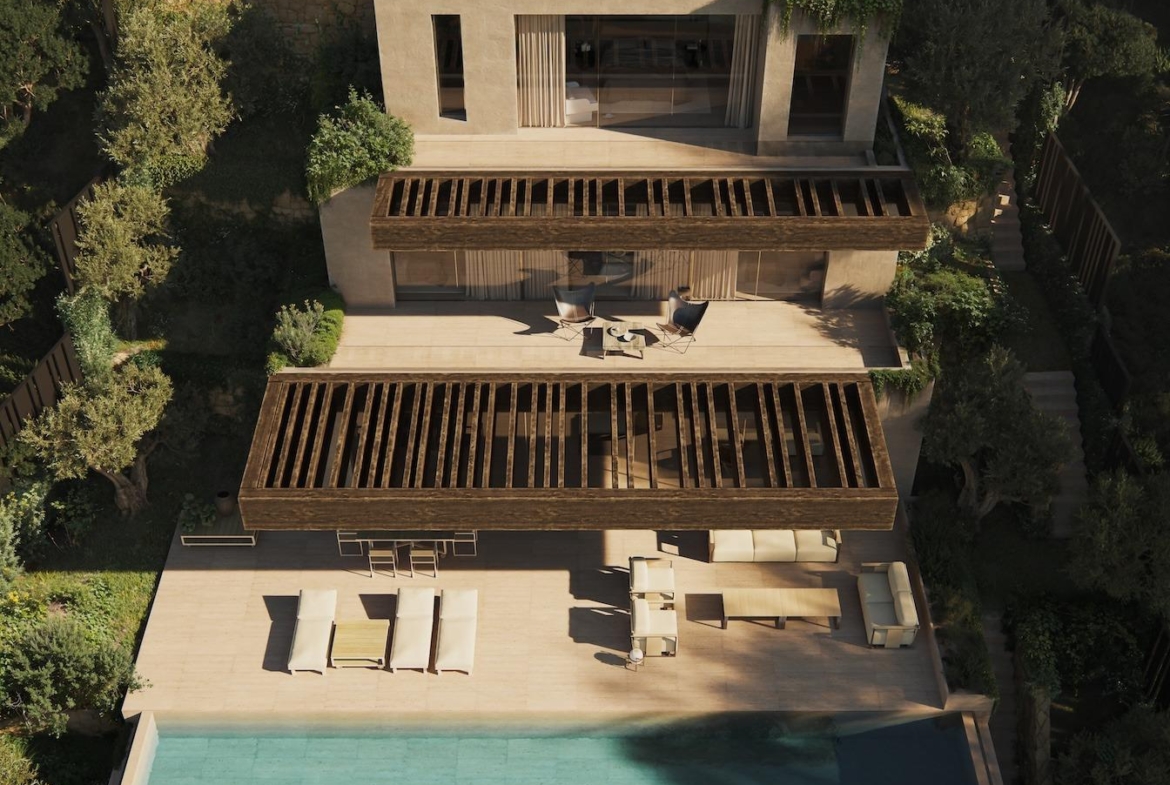 Exclusief modern design villa met uitzicht op zee