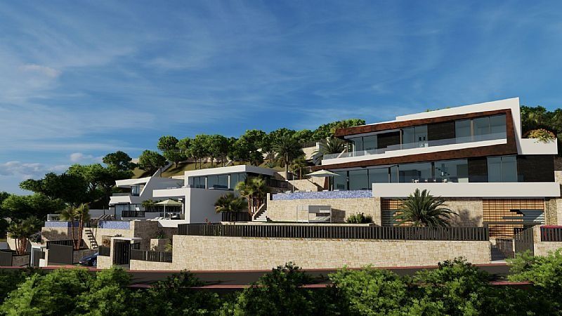 Villa Moderna en Calpe con impresionantes vistas al Mar