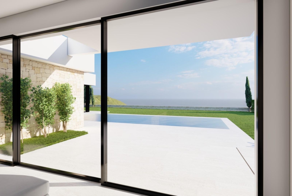 Modern Ibiza-style villa with private pool