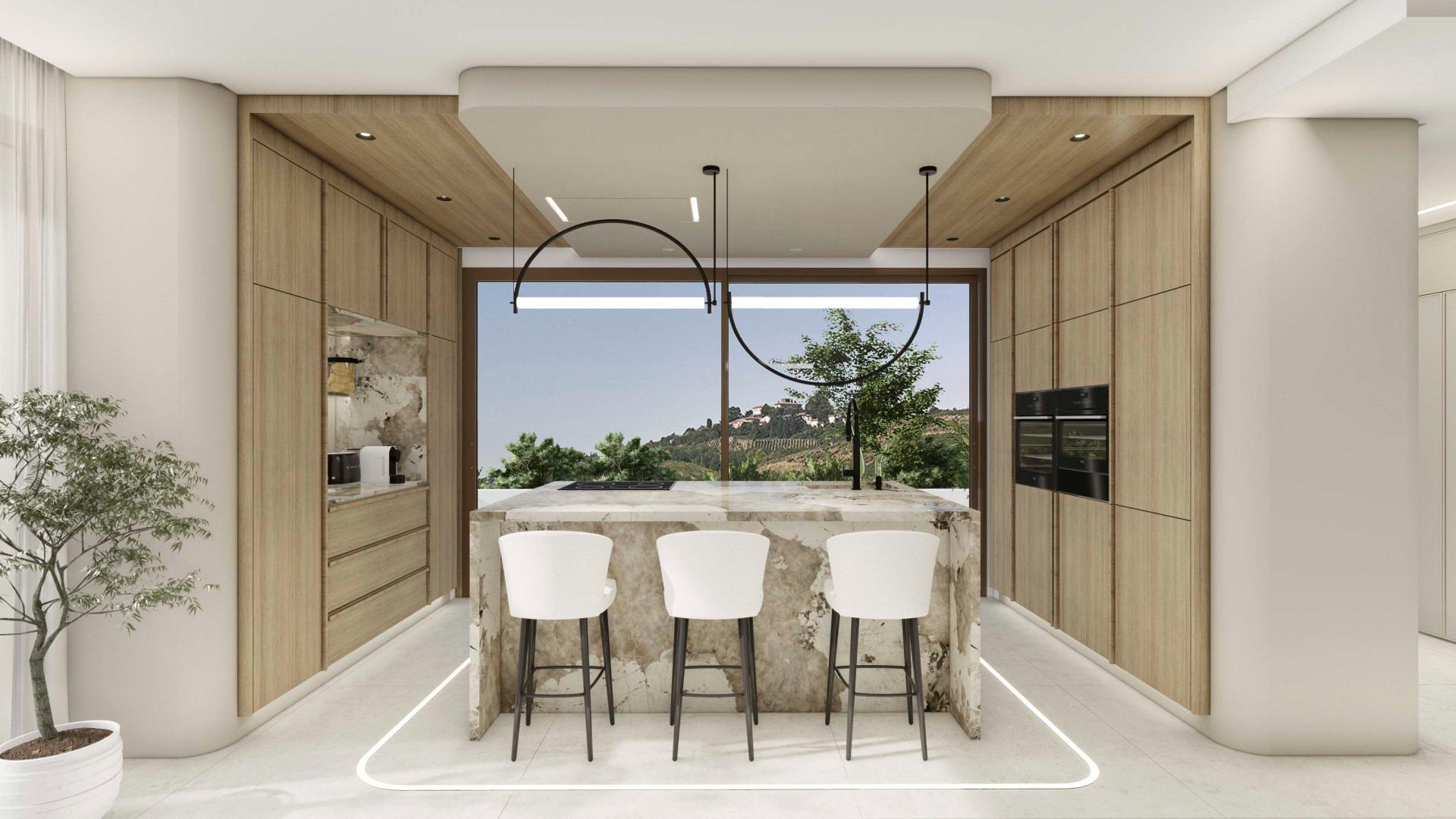 Luxe villa’s met uitzicht op zee en de bergen