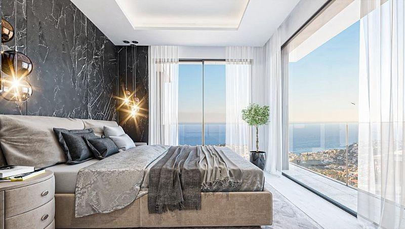 Luxury villa with private pool and sea views