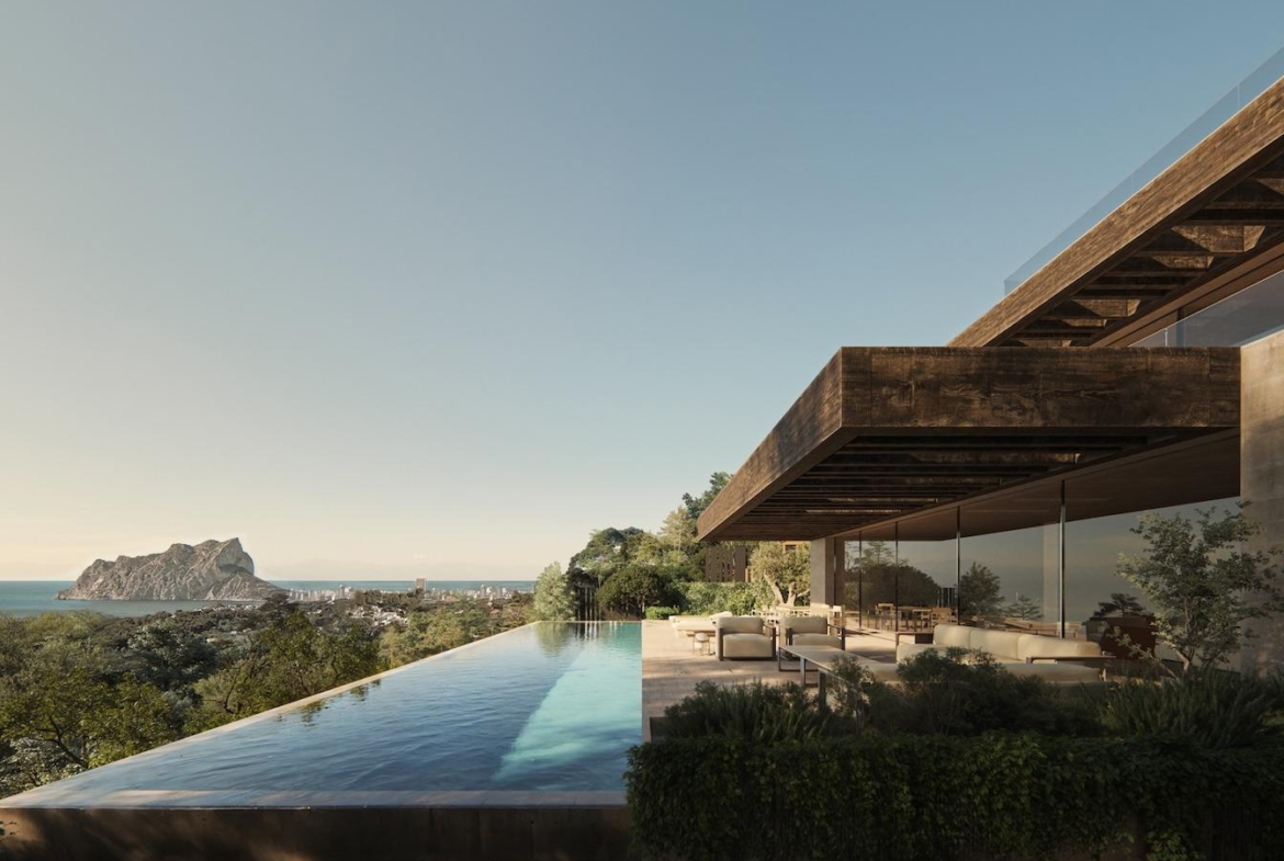 Exclusief modern design villa met uitzicht op zee