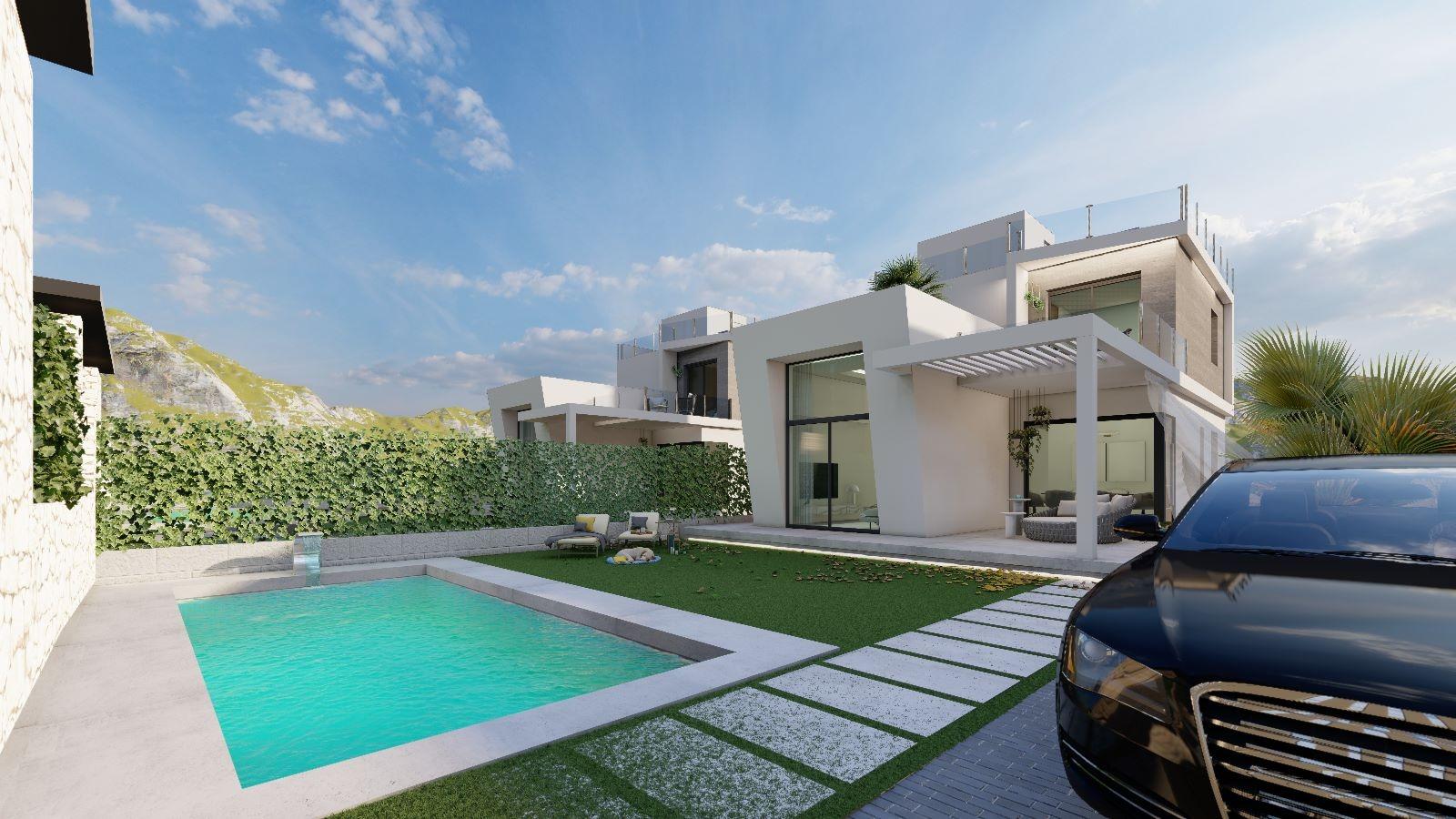 Independent villas with private pool