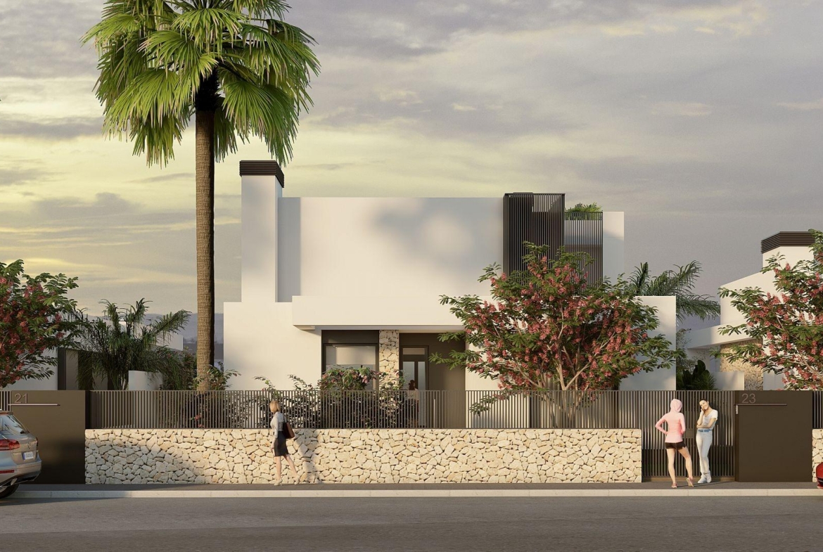 VILLAS DE LUJO EN ALGORFA. 204M2 DE CASA. 510M2 PARCELA. TERRAZA 180M2. SOTANO 195M2. 3 DOR. 3 BAÑOS