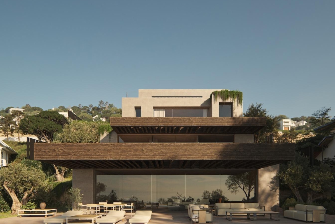 Exclusief modern design villa met uitzicht op zee