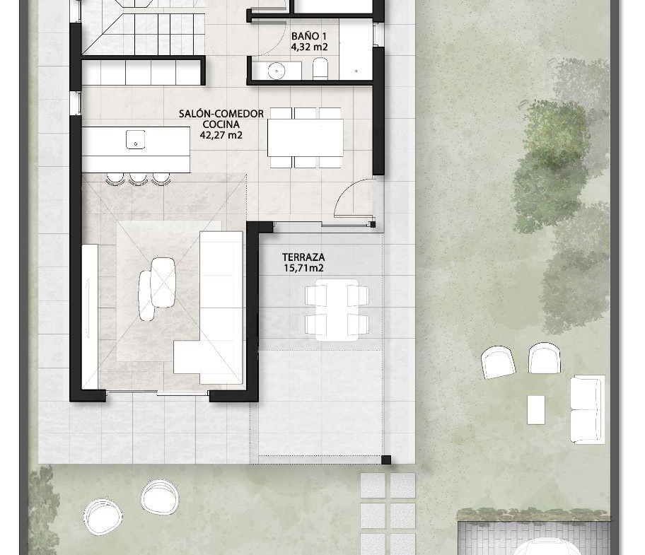 Independent villas with private pool