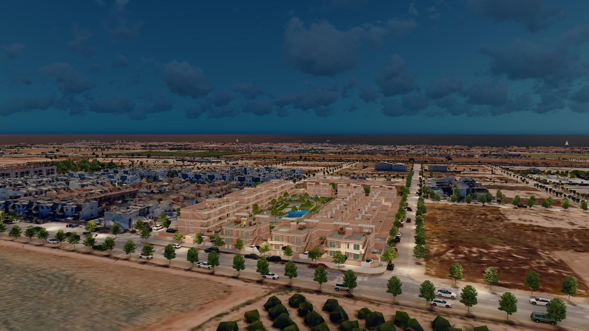 BUNGALOWS DE OBRA NUEVA EN PILAR DE LA HORADADA CON JARDIN DE 57 M2 Y TERRAZA DE 33 M2. GARAJE INCLUIDO. 3 DORM. 2 BAÑOS.