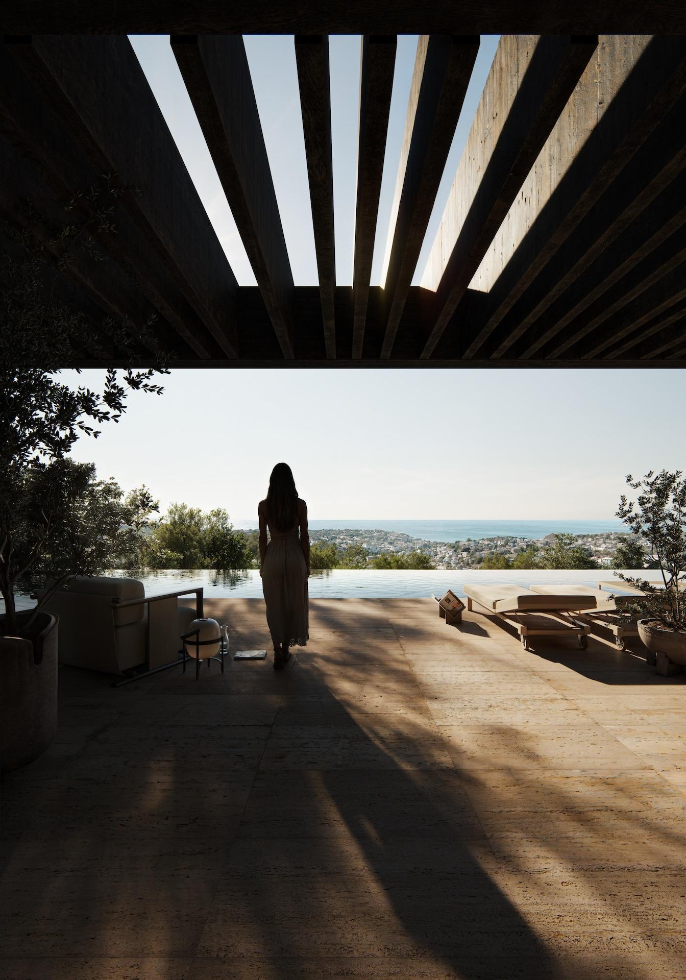 Exclusief modern design villa met uitzicht op zee