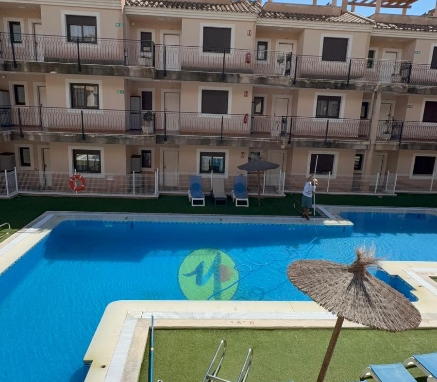 Charmant appartement in Collados, Águilas 2 bed 1 badpoel en garage bij de zee