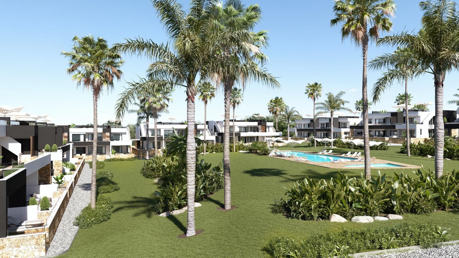 3-2-129 OBRA NUENA! BUNGALOWS PLANTA ALTA Y PLANTA BAJA. GARAJE+TRASTERO. PISCINA.AMUEBLADO