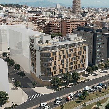 Viviendas de obra nueva y sostenibles en la Milla de Oro de Alicante