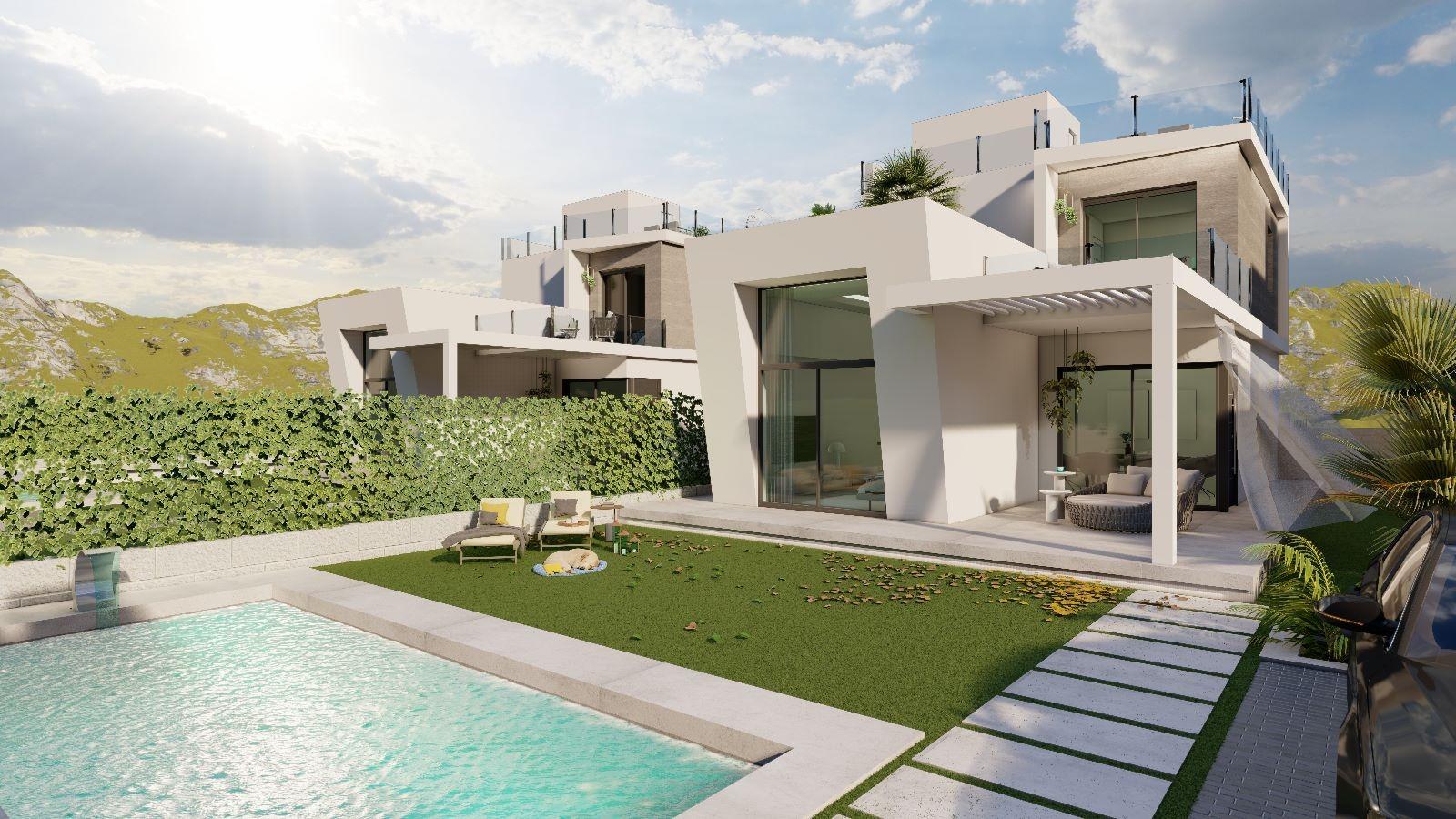 Independent villas with private pool